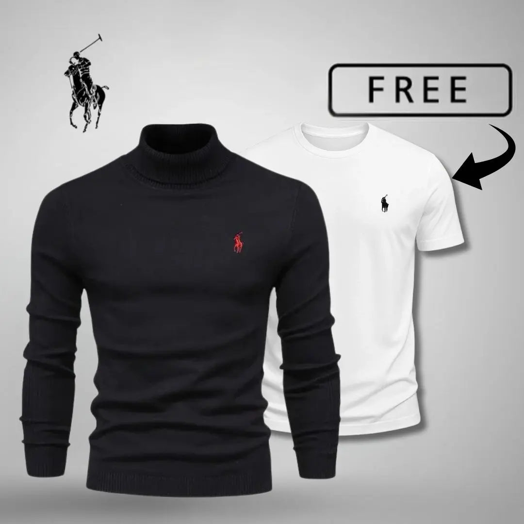 Roll Neck Jumper™ + Free T-Shirt Today 🎁