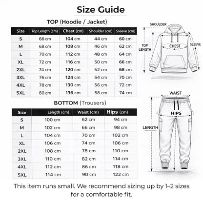 Men’s Waffle Texture Set – Hoodie & Sweatpants