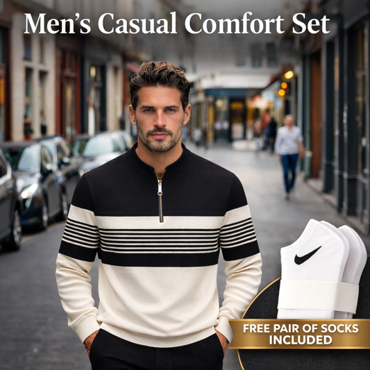 Men’s Comfort Set 🎁 Free Socks Included – Limited Offer
