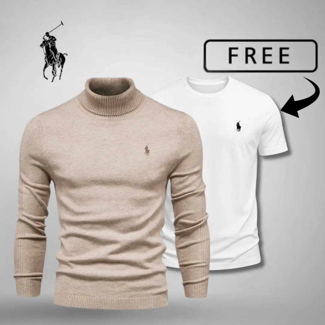 Roll Neck Jumper™ + Free T-Shirt Today 🎁