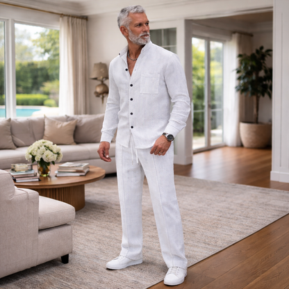 Men’s Waffle Set – Stylish Two-Piece with Superior Comfort