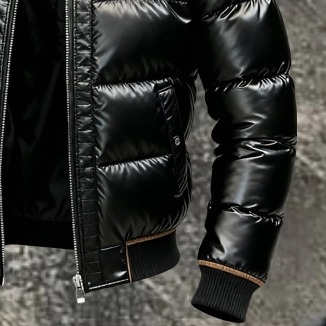 Men’s Premium Winter Puffer Jacket with Fur Collar