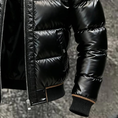 Men’s Premium Winter Puffer Jacket with Fur Collar