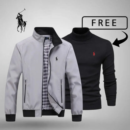 Casual Zip-Up Bomber™ Premium + FREE Jumper or Shirt (Your Choice)