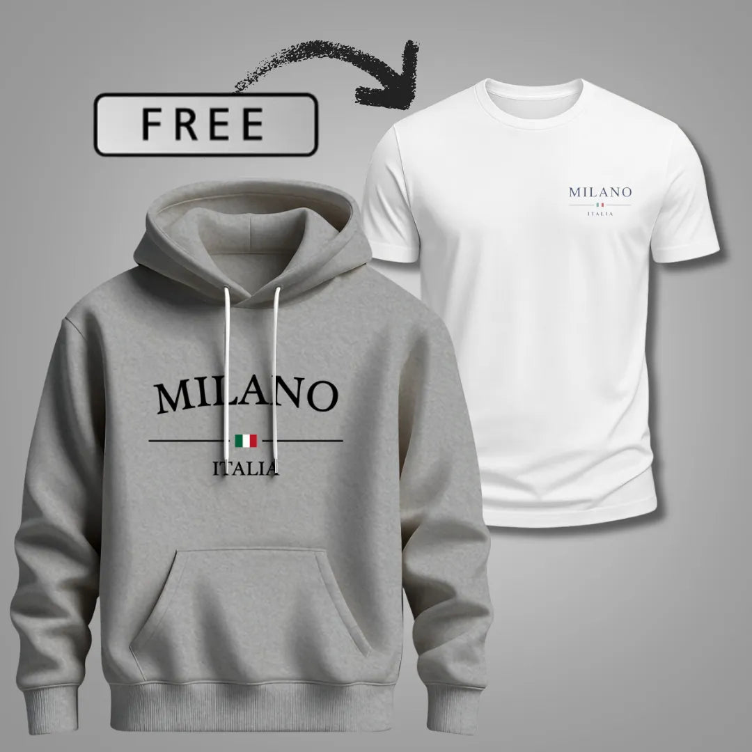 Men’s Milano Comfort Hoodie + FREE T-Shirt 🎁